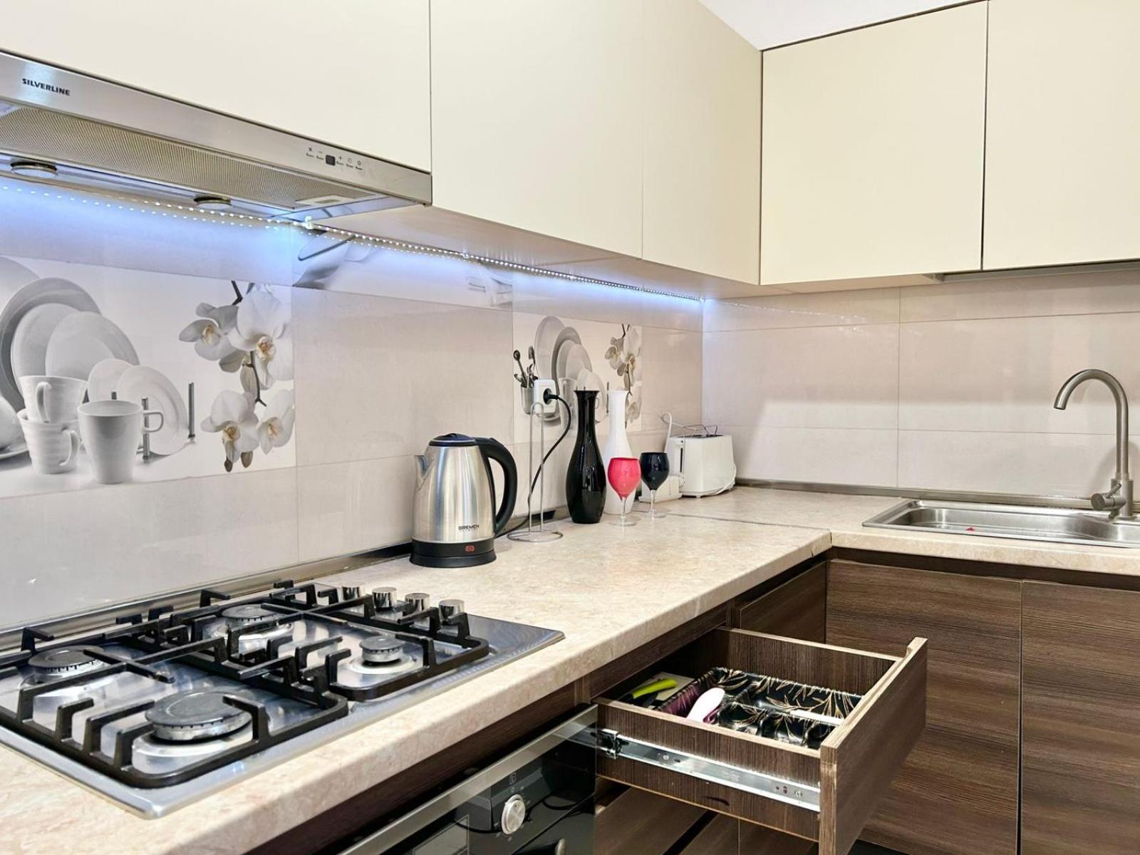 City Center - Next To Holiday Inn -2Br Apartment ティビリシ エクステリア 写真